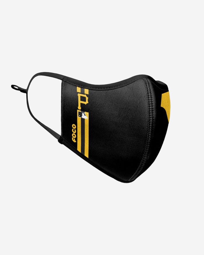 Pittsburgh Pirates On-Field Adjustable Black Sport Face Cover FOCO - FOCO.com