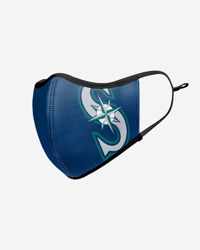 Seattle Mariners On-Field Adjustable Navy & Teal Sport Face Cover FOCO - FOCO.com