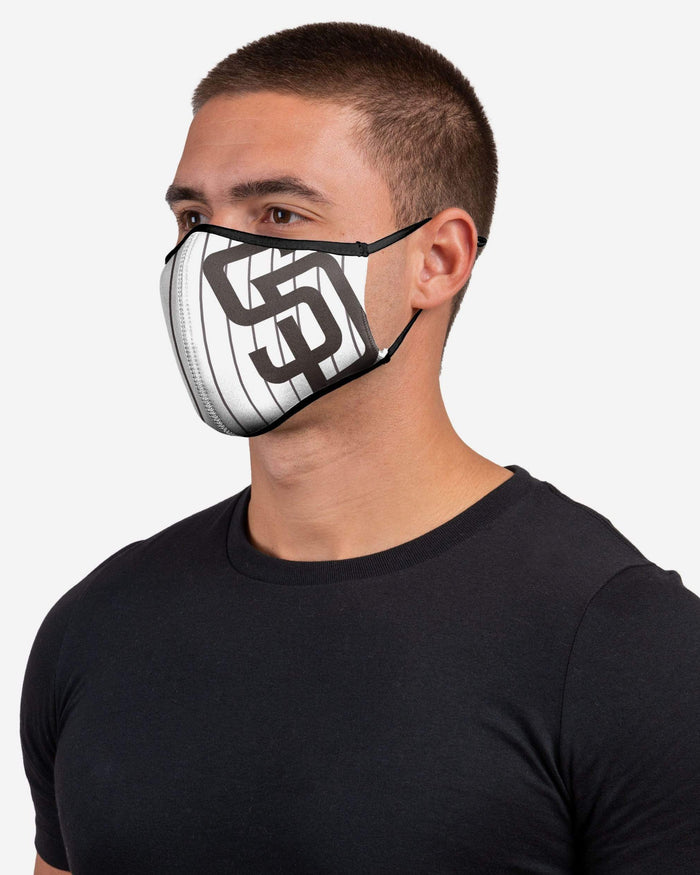 San Diego Padres On-Field Adjustable Pinstripe Sport Face Cover FOCO - FOCO.com