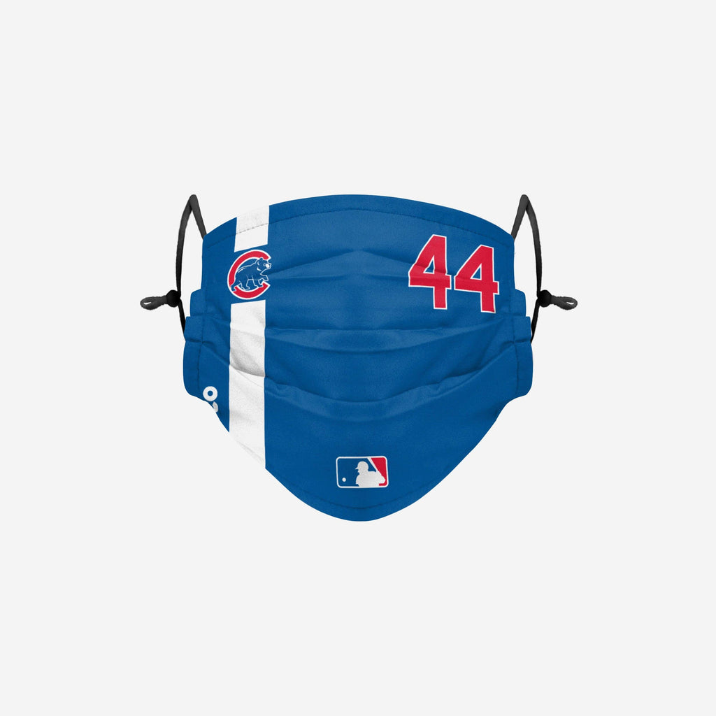 Anthony Rizzo Chicago Cubs On-Field Adjustable Blue Face Cover FOCO - FOCO.com
