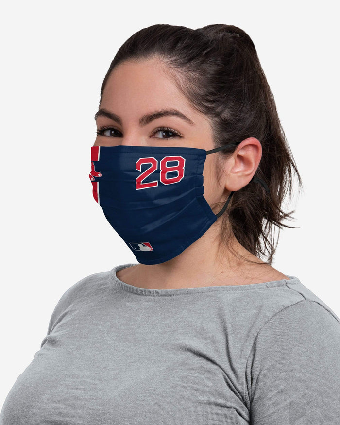 JD Martinez Boston Red Sox On-Field Adjustable Navy Face Cover FOCO - FOCO.com