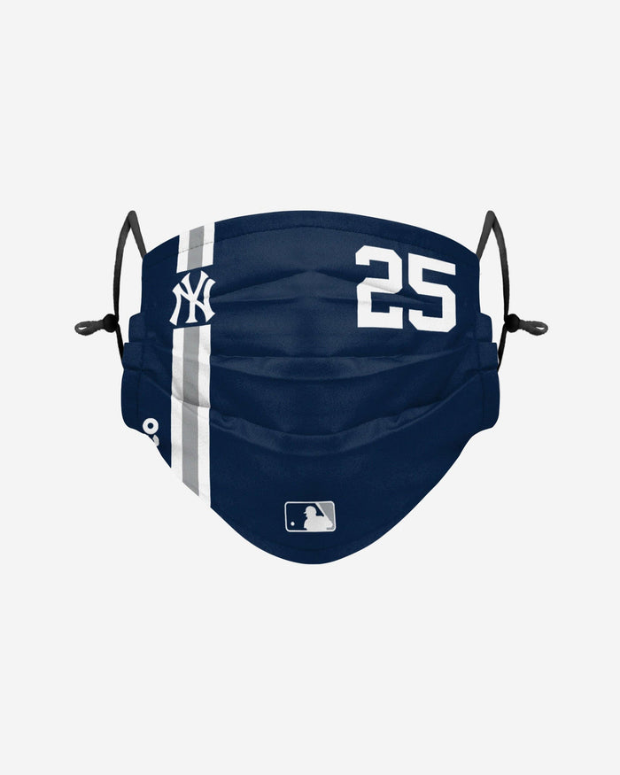 Gleyber Torres New York Yankees On-Field Adjustable Navy Face Cover FOCO - FOCO.com