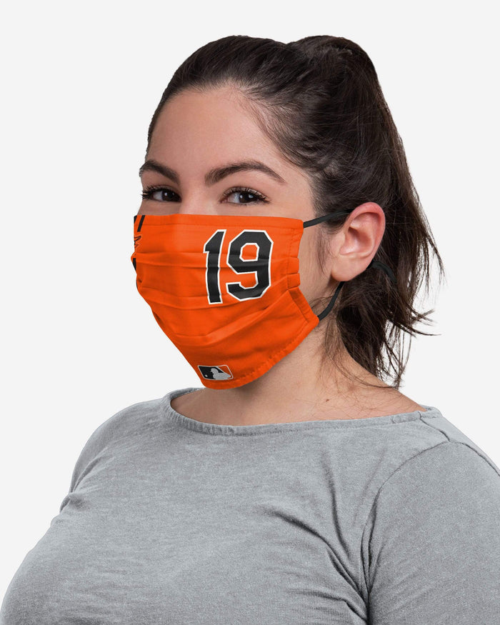 Chris Davis Baltimore Orioles On-Field Adjustable Orange Face Cover FOCO - FOCO.com