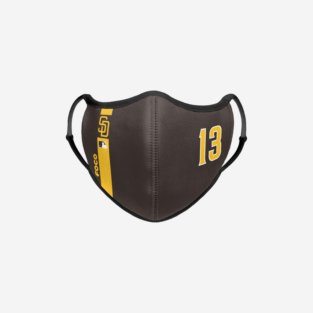 Manny Machado San Diego Padres On-Field Adjustable Brown Sport Face Cover FOCO - FOCO.com