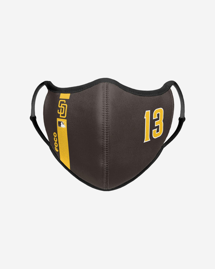 Manny Machado San Diego Padres On-Field Adjustable Brown Sport Face Cover FOCO - FOCO.com