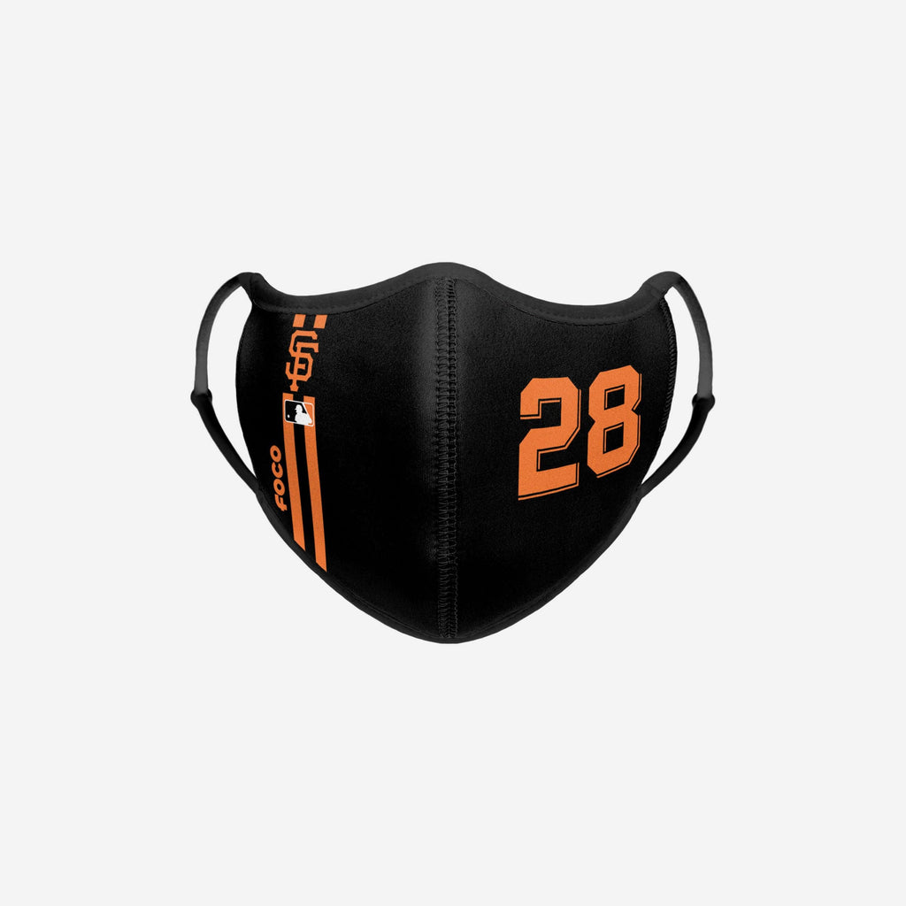 Buster Posey San Francisco Giants On-Field Adjustable Black Sport Face Cover FOCO - FOCO.com