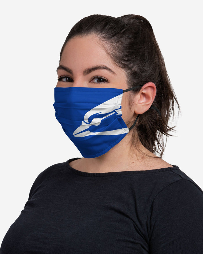 Toronto Blue Jays Big Logo Pleated Face Cover FOCO - FOCO.com