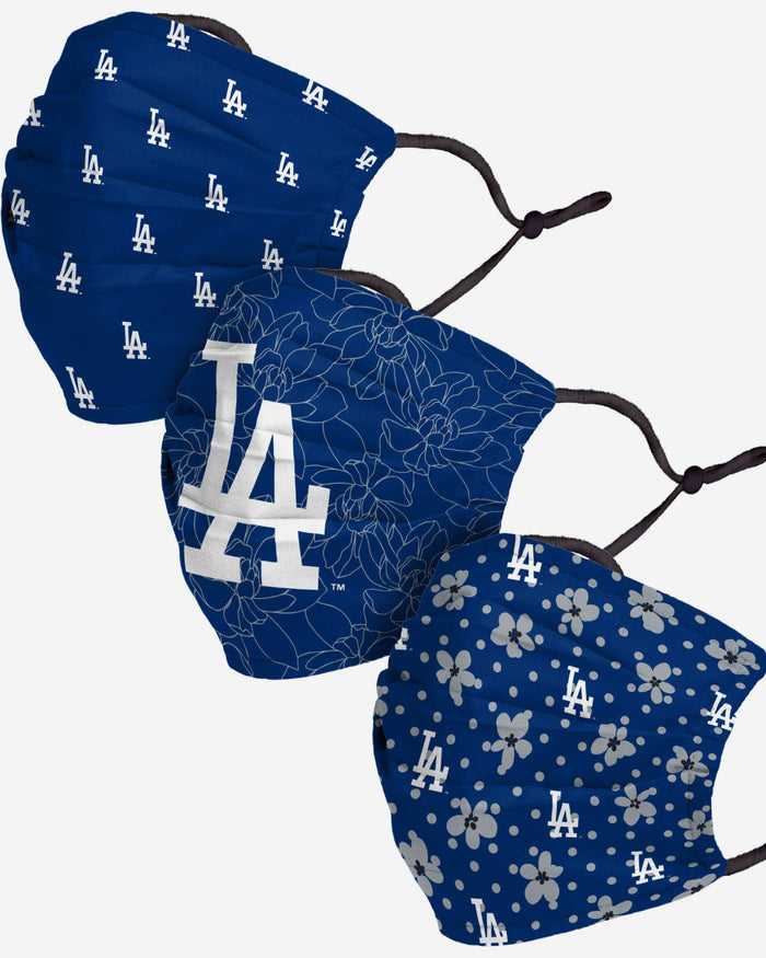 Los Angeles Dodgers Gameday Gardener 3 Pack Face Cover FOCO - FOCO.com