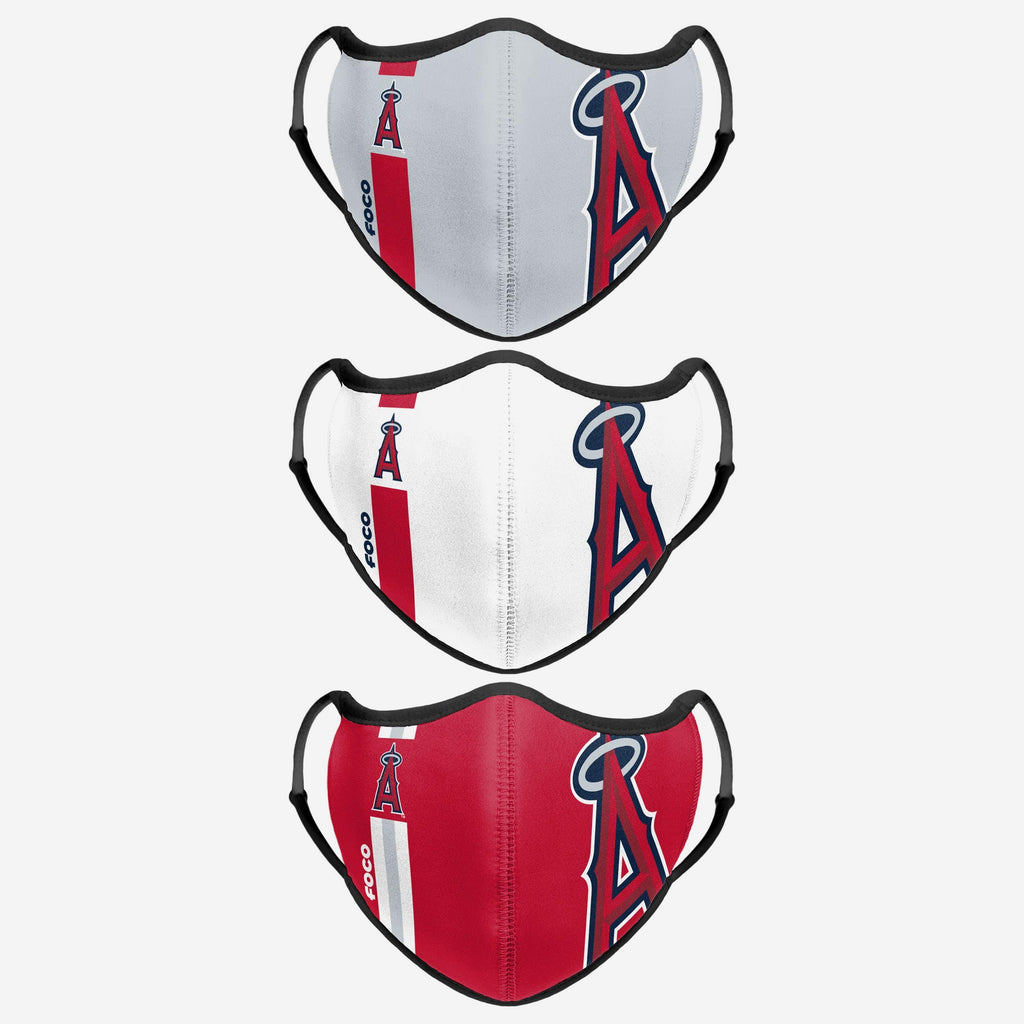 Los Angeles Angels Sport 3 Pack Face Cover FOCO - FOCO.com