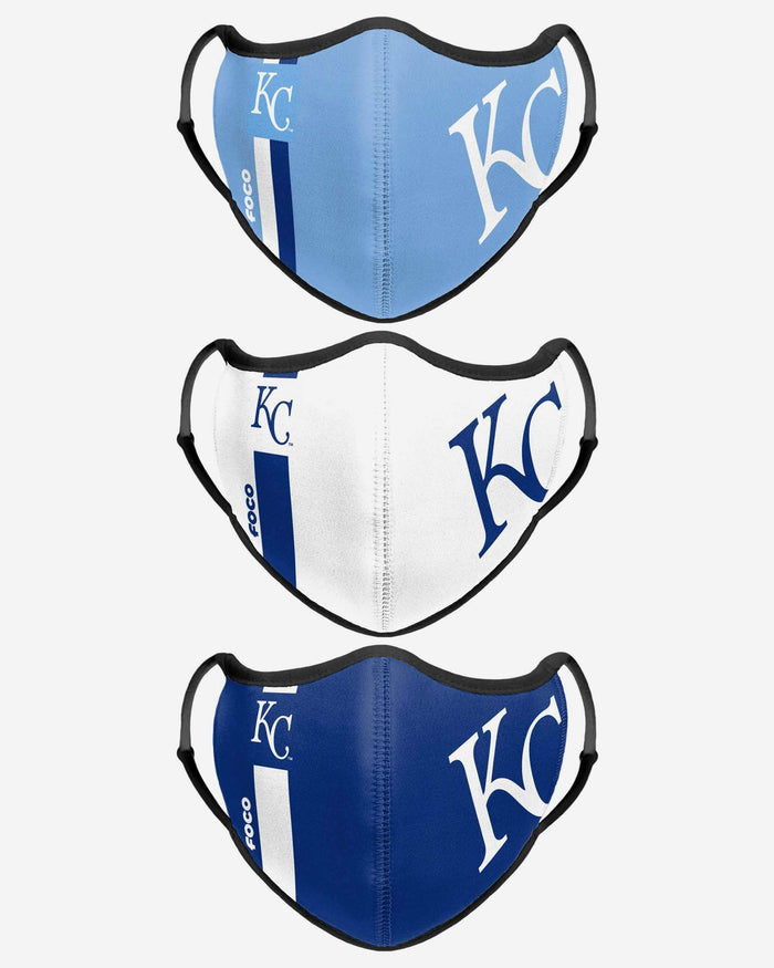 Kansas City Royals Sport 3 Pack Face Cover FOCO - FOCO.com