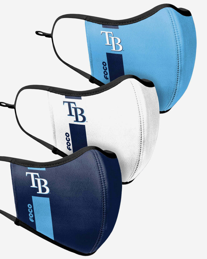 Tampa Bay Rays Sport 3 Pack Face Cover FOCO - FOCO.com