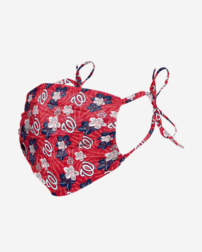 Washington Nationals Hibiscus Tie-Back Face Cover FOCO - FOCO.com