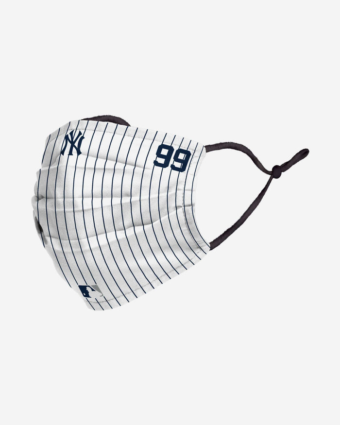 Aaron Judge New York Yankees On-Field Gameday Pinstripe Adjustable Face Cover FOCO - FOCO.com