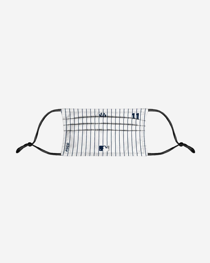 Brett Gardner New York Yankees On-Field Gameday Pinstripe Adjustable Face Cover FOCO - FOCO.com