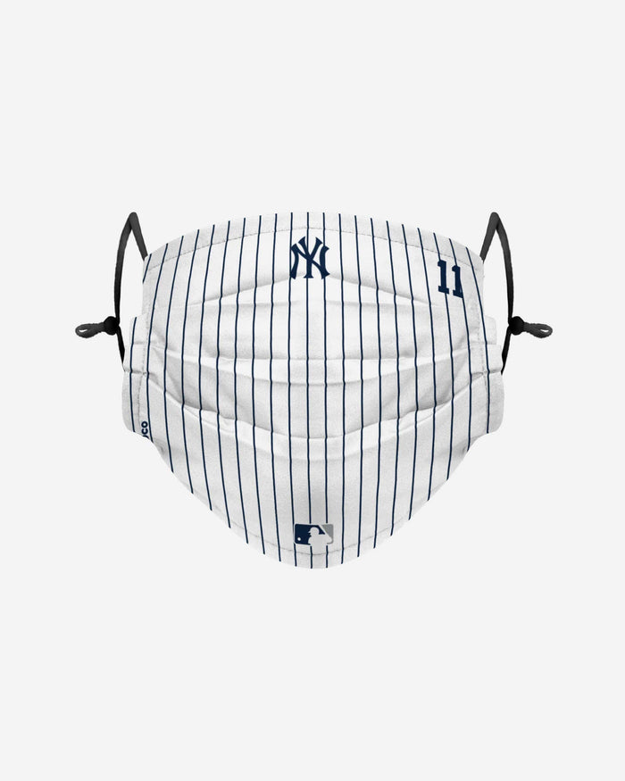 Brett Gardner New York Yankees On-Field Gameday Pinstripe Adjustable Face Cover FOCO - FOCO.com