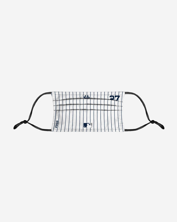 Giancarlo Stanton New York Yankees On-Field Gameday Pinstripe Adjustable Face Cover FOCO - FOCO.com