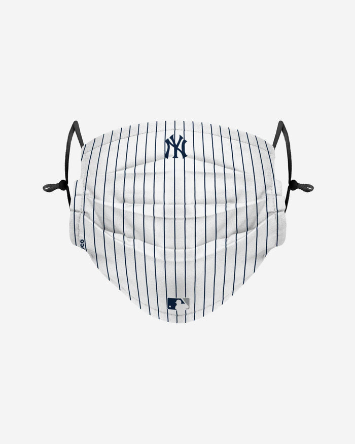 New York Yankees On-Field Gameday Pinstripe Adjustable Face Cover FOCO - FOCO.com