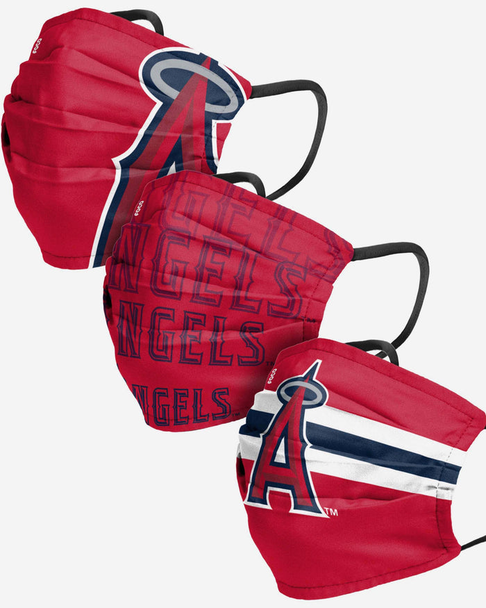 Los Angeles Angels Matchday 3 Pack Face Cover FOCO - FOCO.com