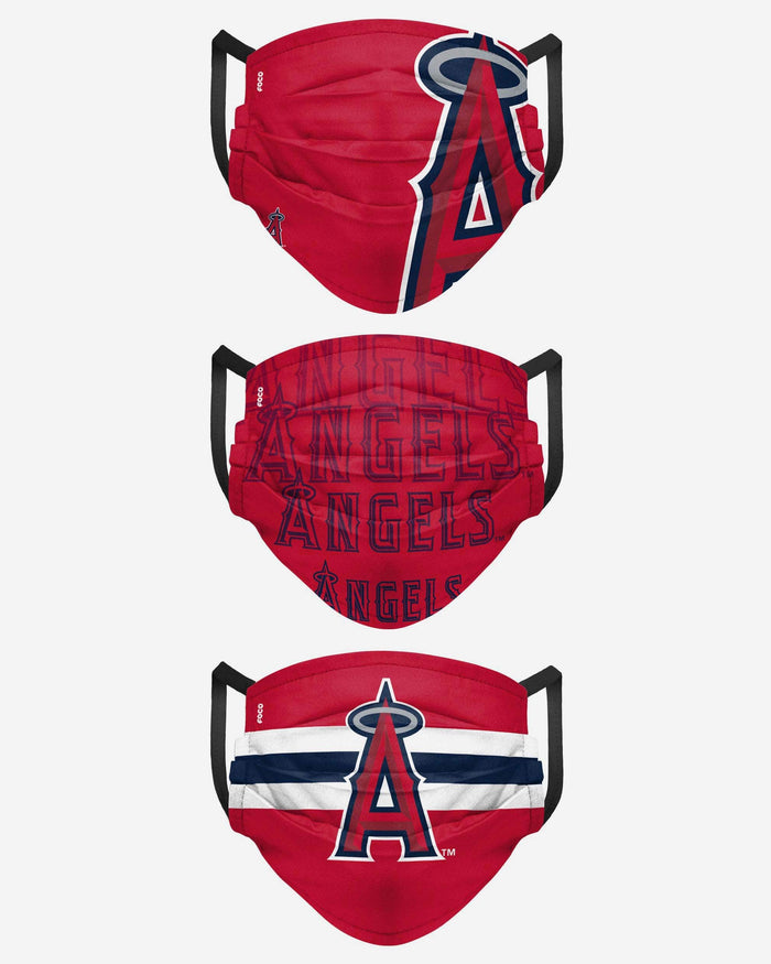 Los Angeles Angels Matchday 3 Pack Face Cover FOCO - FOCO.com