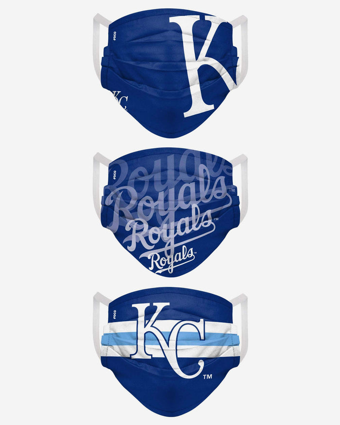 Kansas City Royals Matchday 3 Pack Face Cover FOCO - FOCO.com