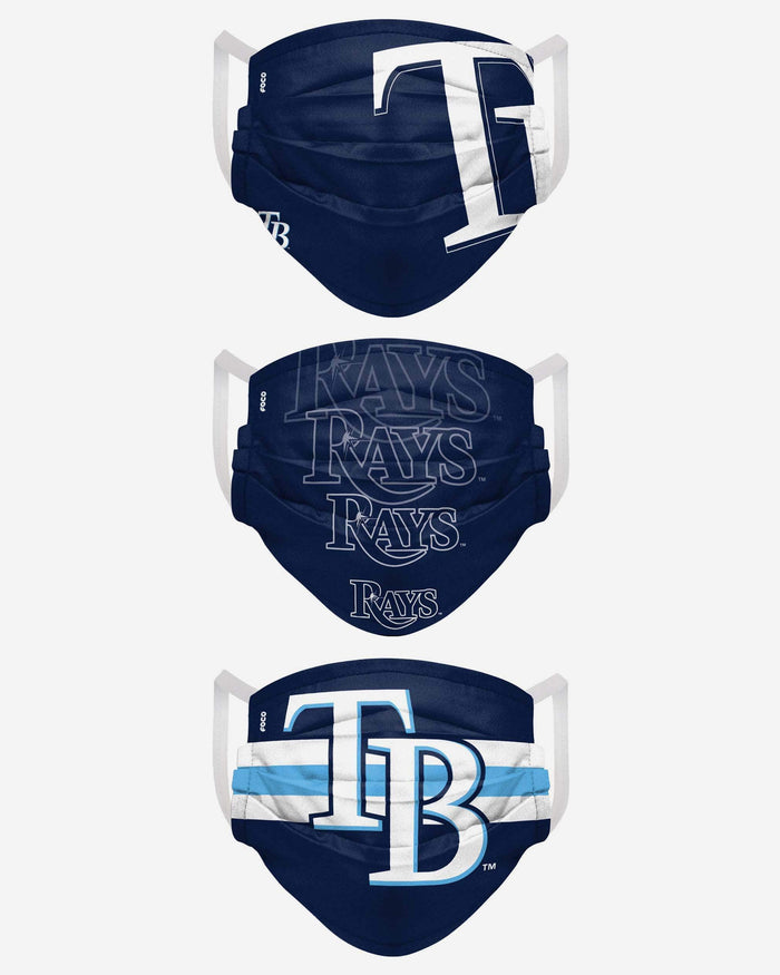 Tampa Bay Rays Matchday 3 Pack Face Cover FOCO - FOCO.com