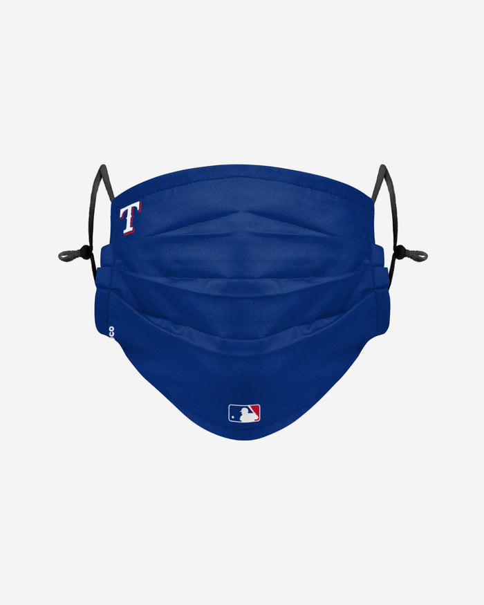 Texas Rangers On-Field Gameday Adjustable Face Cover FOCO - FOCO.com