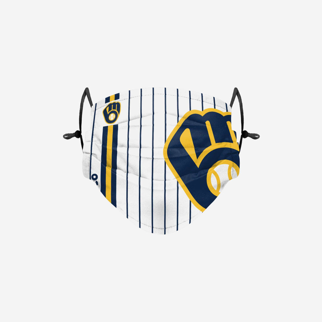 Milwaukee Brewers Big Logo Gameday Face Cover FOCO - FOCO.com
