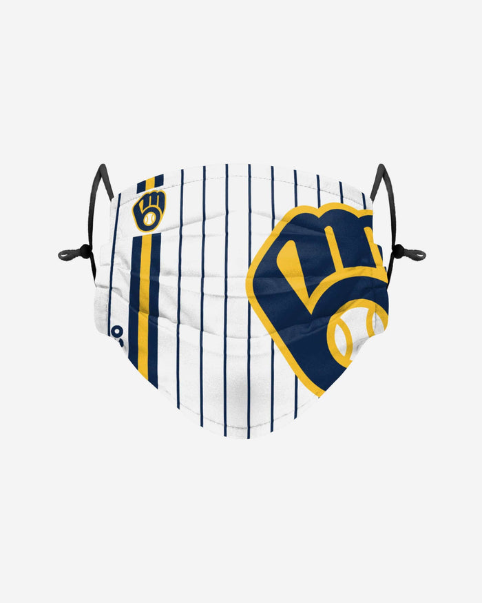 Milwaukee Brewers Big Logo Gameday Face Cover FOCO - FOCO.com
