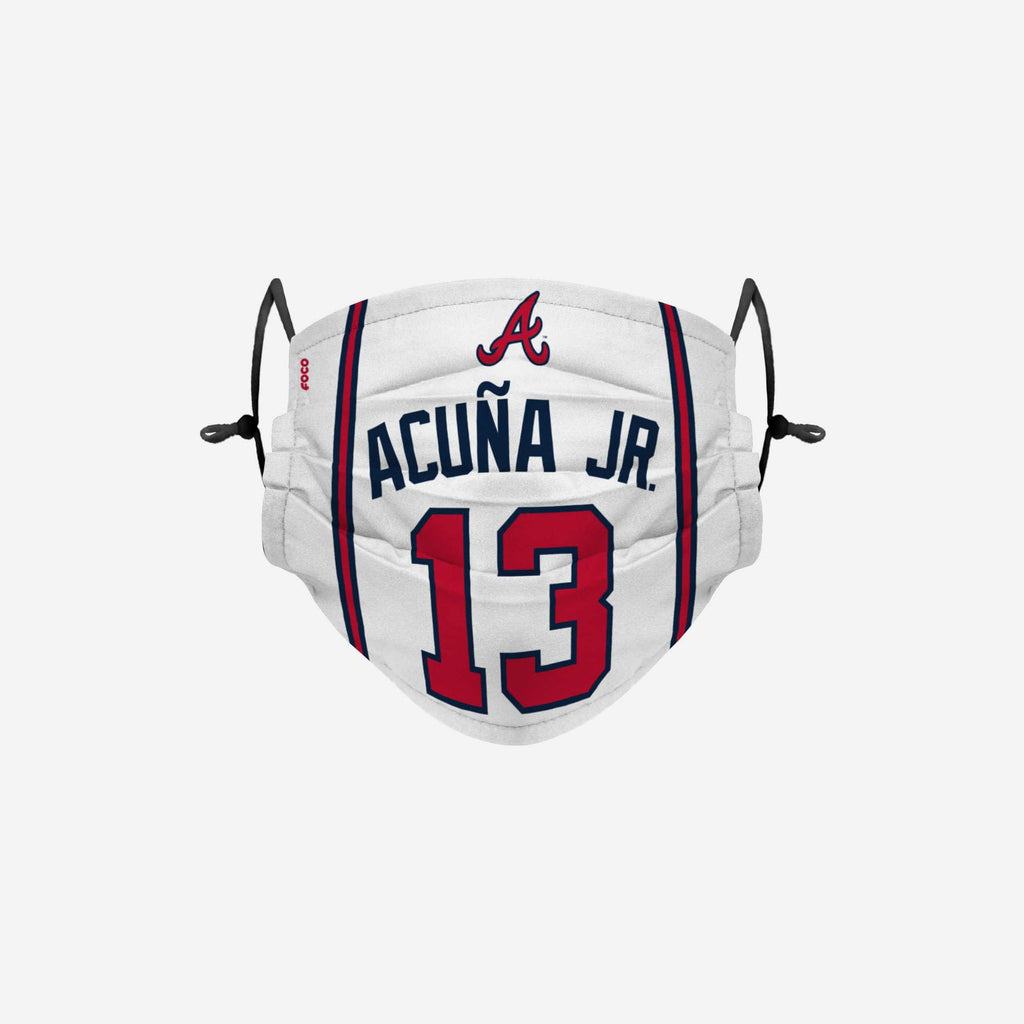 Ronald Acuna Jr Atlanta Braves Adjustable Face Cover FOCO - FOCO.com