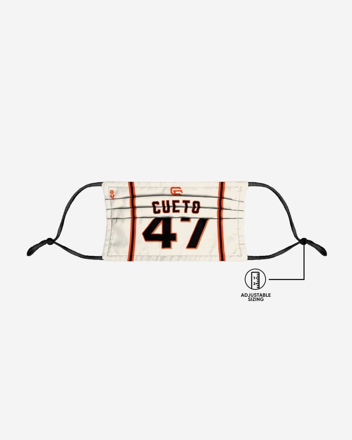 Johnny Cueto San Francisco Giants Adjustable Face Cover FOCO - FOCO.com