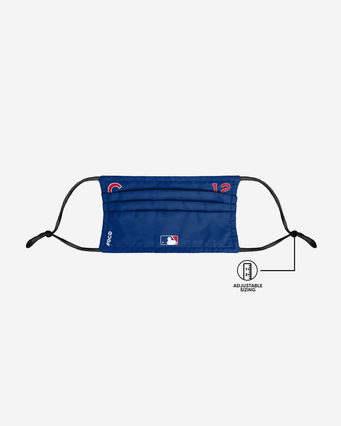 Kyle Schwarber Chicago Cubs On-Field Gameday Adjustable Face Cover FOCO - FOCO.com