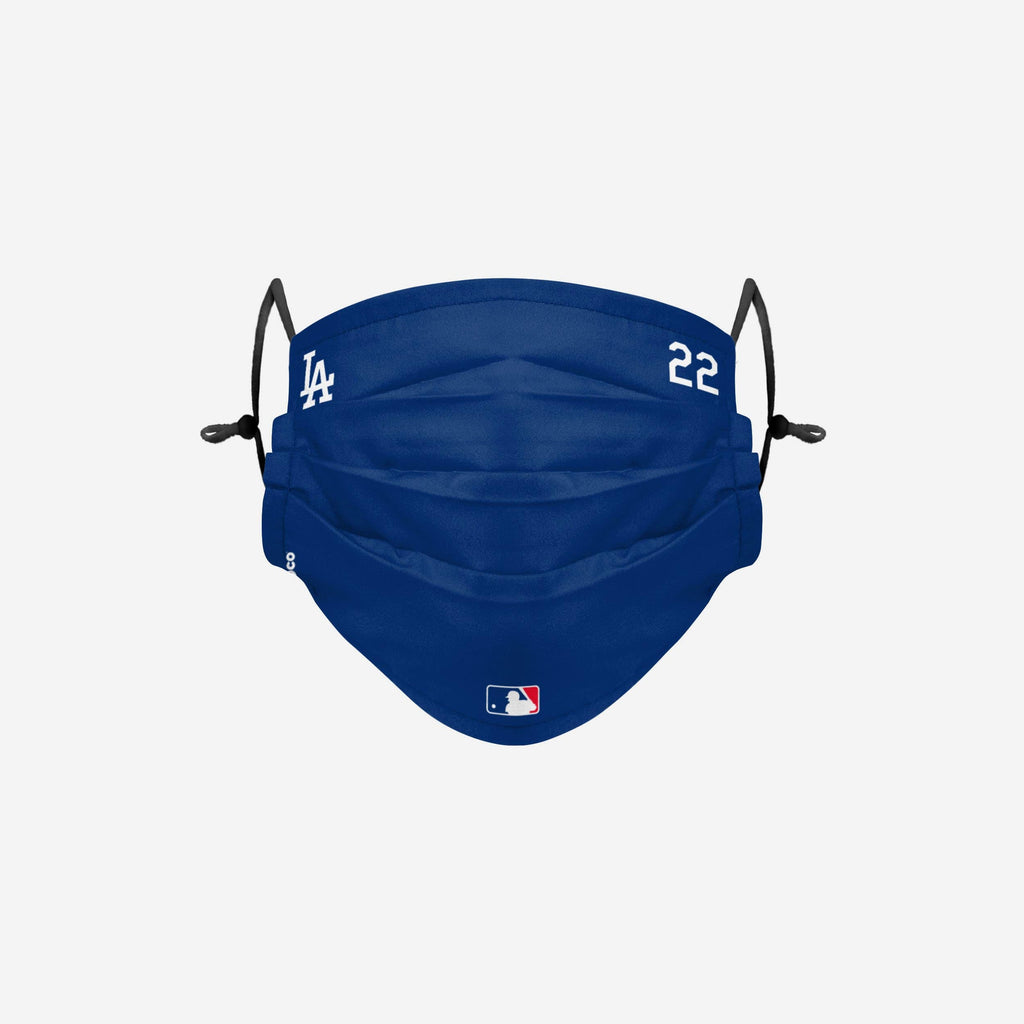 Clayon Kershaw Los Angeles Dodgers On-Field Gameday Adjustable Face Cover FOCO - FOCO.com