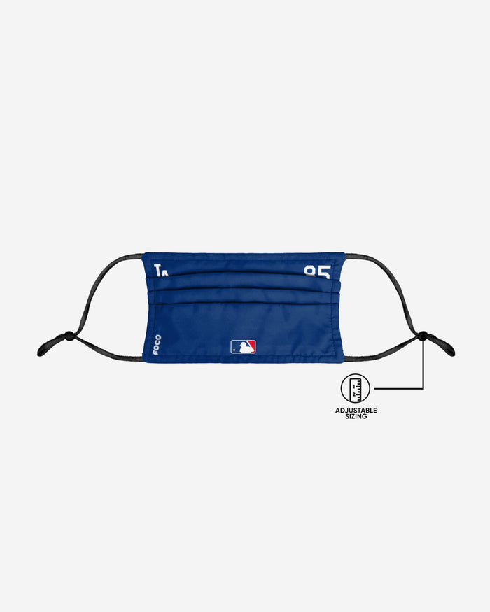 Dustin May Los Angeles Dodgers On-Field Gameday Adjustable Face Cover FOCO - FOCO.com