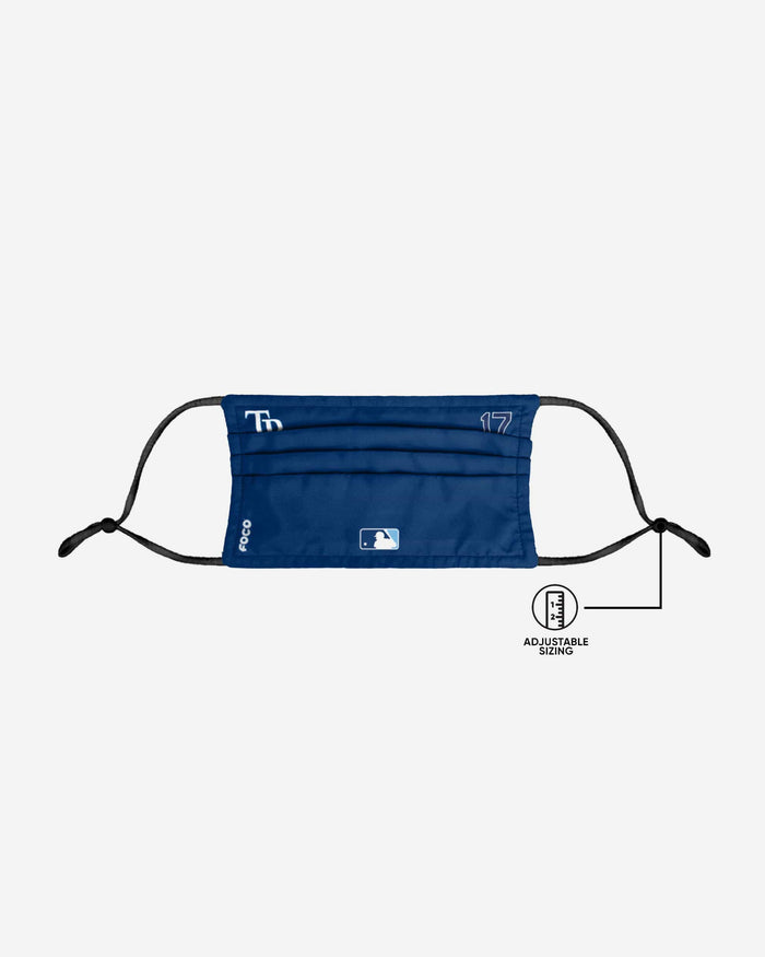 Austin Meadows Tampa Bay Rays On-Field Gameday Adjustable Face Cover FOCO - FOCO.com