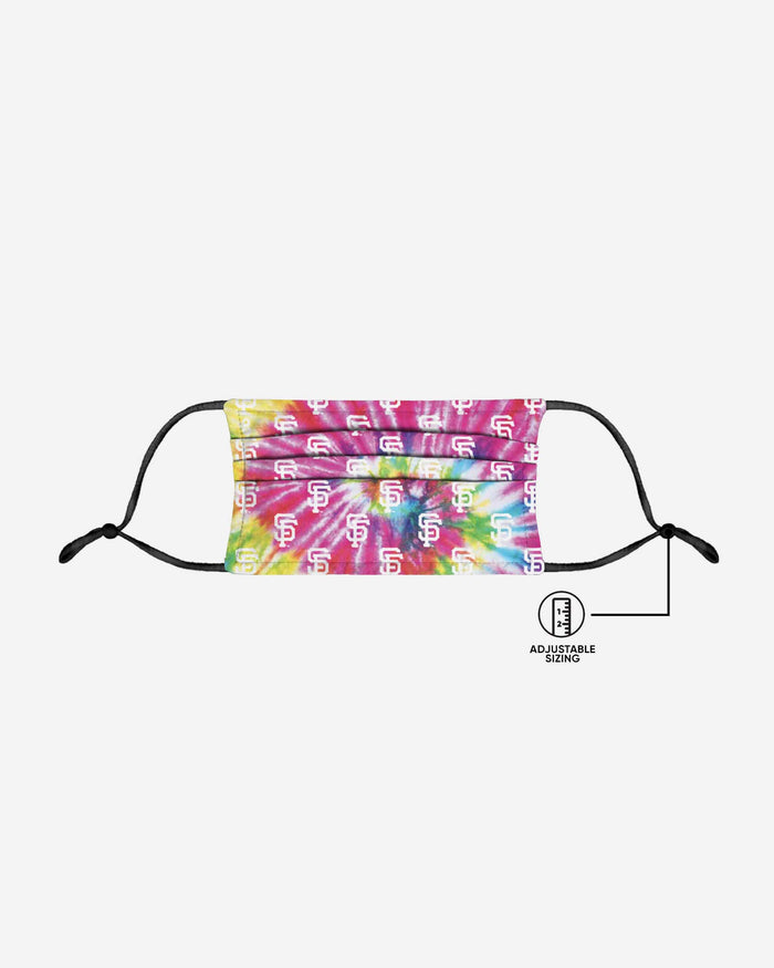 San Francisco Giants Pastel Tie-Dye Adjustable Face Cover FOCO - FOCO.com