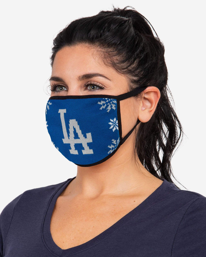 Los Angeles Dodgers Womens Knit 2 Pack Face Cover FOCO - FOCO.com
