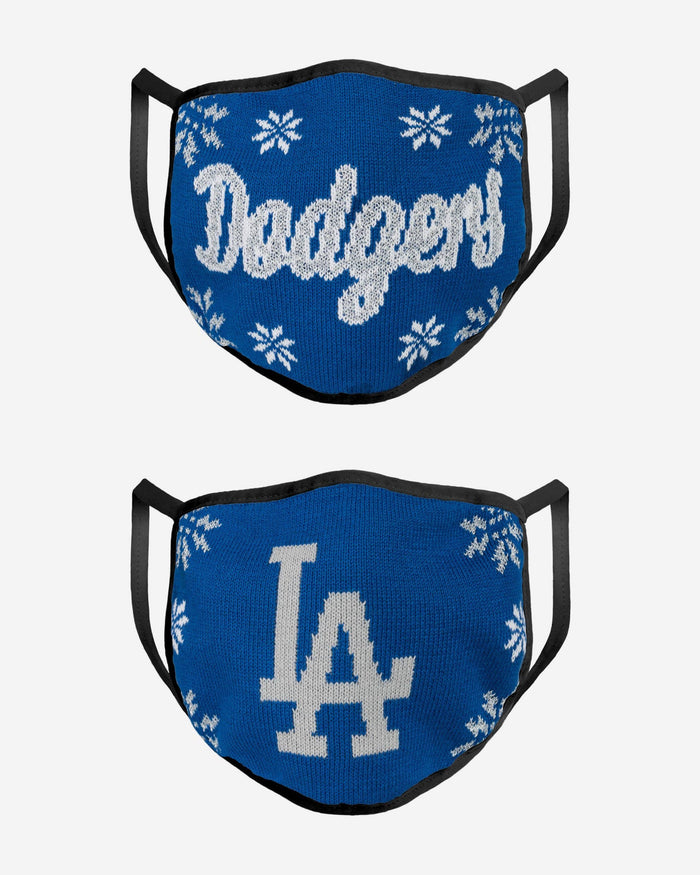 Los Angeles Dodgers Womens Knit 2 Pack Face Cover FOCO - FOCO.com