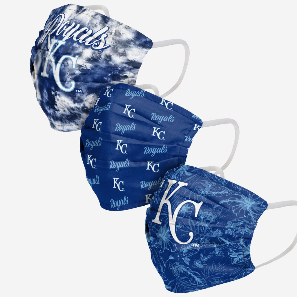 Kansas City Royals Womens Matchday 3 Pack Face Cover FOCO - FOCO.com