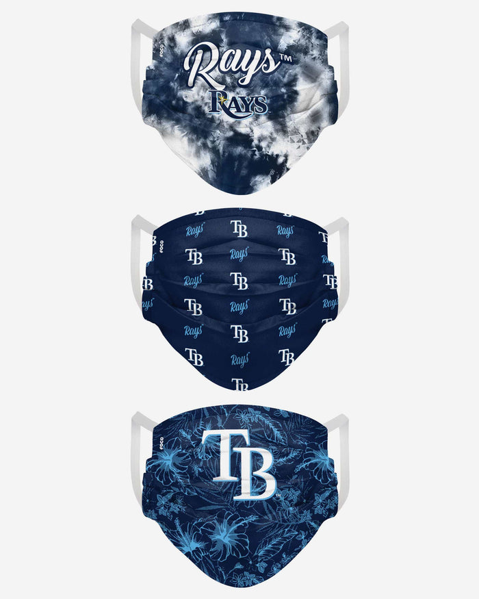 Tampa Bay Rays Womens Matchday 3 Pack Face Cover FOCO - FOCO.com
