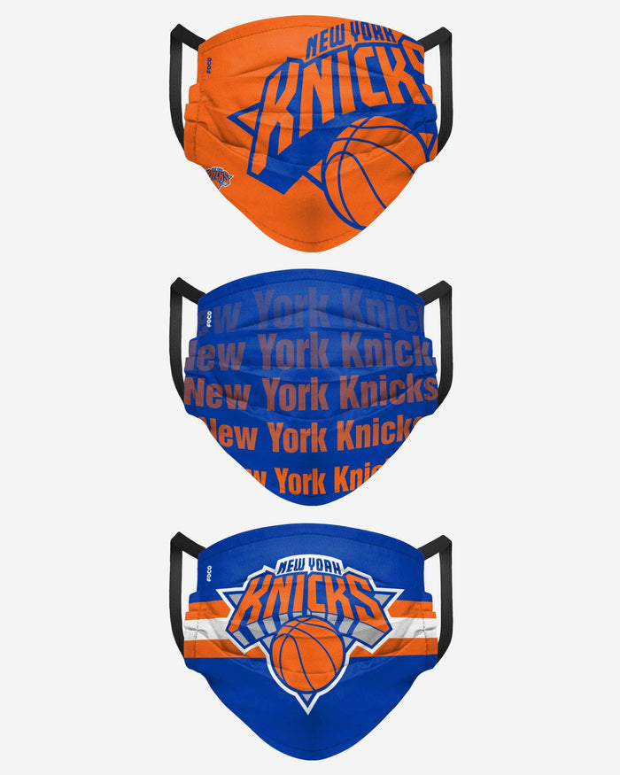 New York Knicks Matchday 3 Pack Face Cover FOCO - FOCO.com