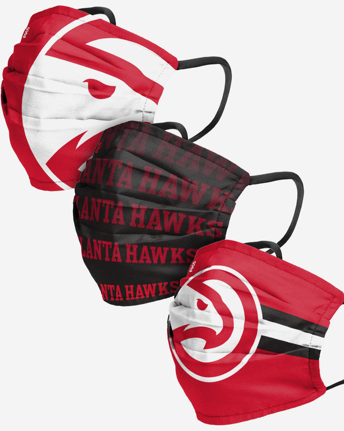 Atlanta Hawks Matchday 3 Pack Face Cover FOCO - FOCO.com