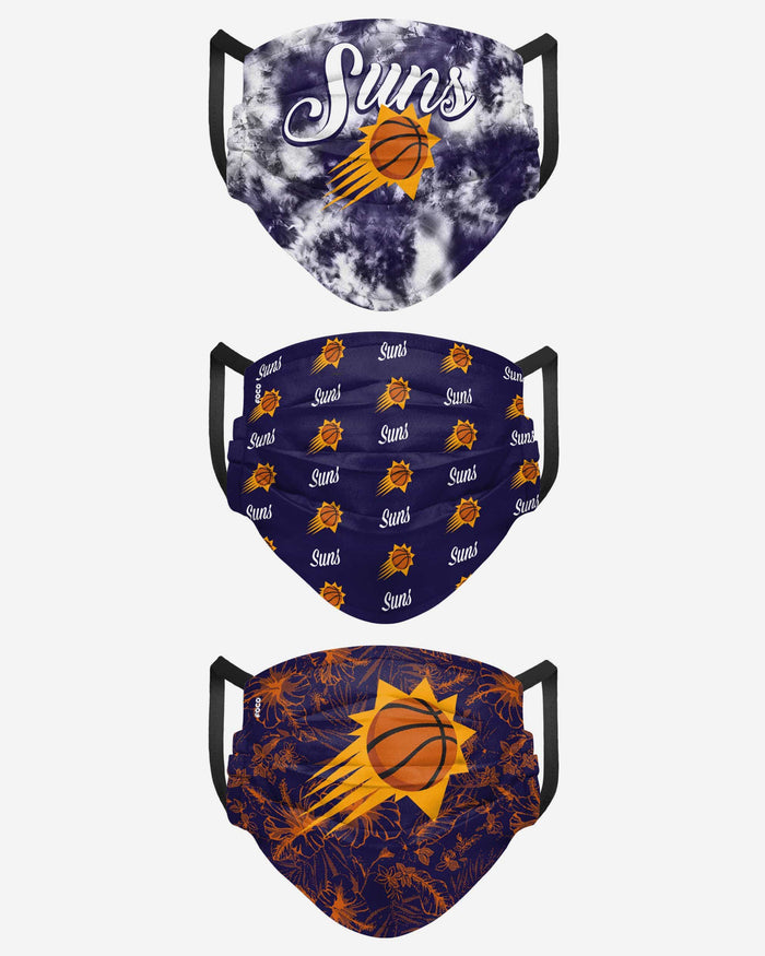 Phoenix Suns Womens Matchday 3 Pack Face Cover FOCO - FOCO.com