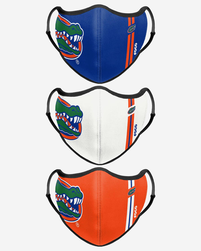 Florida Gators Sport 3 Pack Face Cover FOCO - FOCO.com