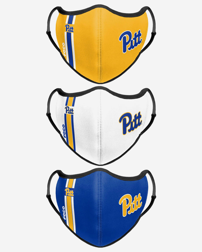 Pittsburgh Panthers Sport 3 Pack Face Cover FOCO - FOCO.com