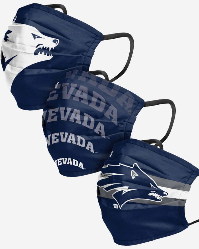 Nevada Wolf Pack Matchday 3 Pack Face Cover FOCO - FOCO.com