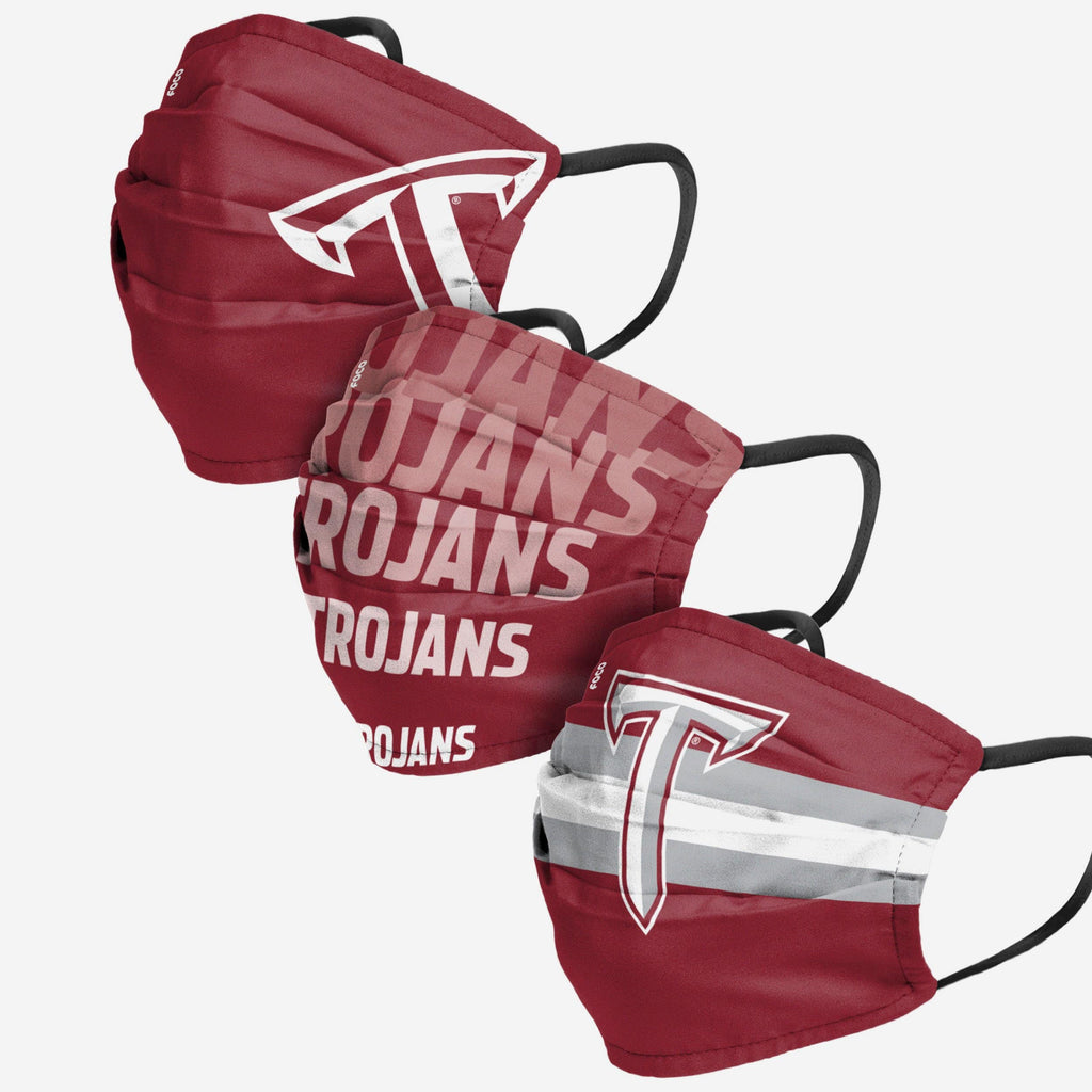 Troy Trojans Matchday 3 Pack Face Cover FOCO - FOCO.com