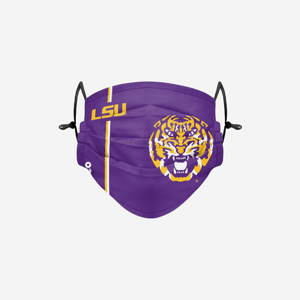 LSU Tigers On-Field Sideline Logo Face Cover FOCO - FOCO.com