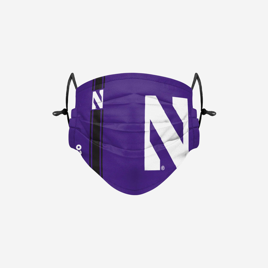 Northwestern Wildcats On-Field Sideline Logo Face Cover FOCO - FOCO.com