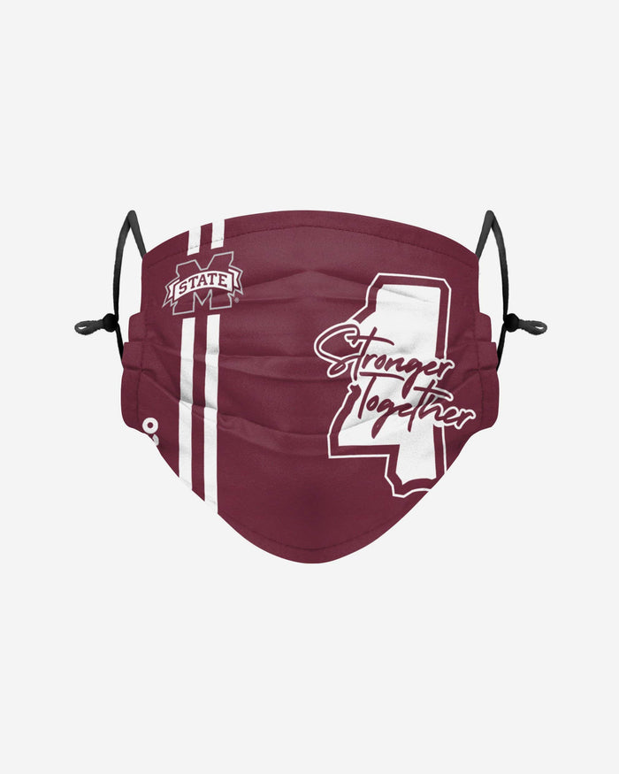 Mississippi State Bulldogs On-Field Sideline Logo Stronger Together Face Cover FOCO - FOCO.com