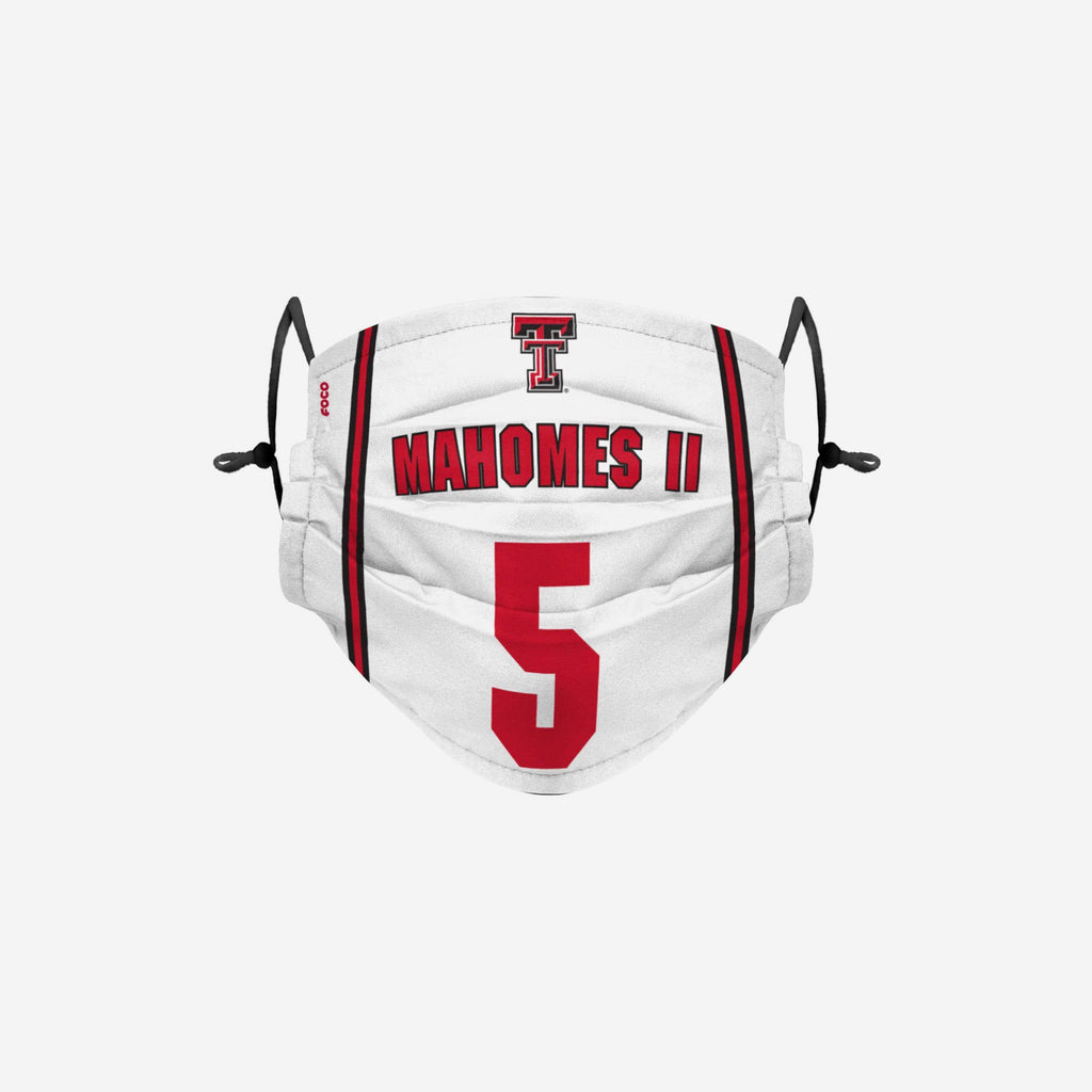 Patrick Mahomes Texas Tech Red Raiders Adjustable Face Cover FOCO - FOCO.com